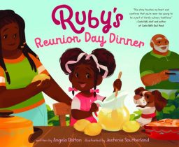 Picture book cover for Ruby's Reunion Day Dinner